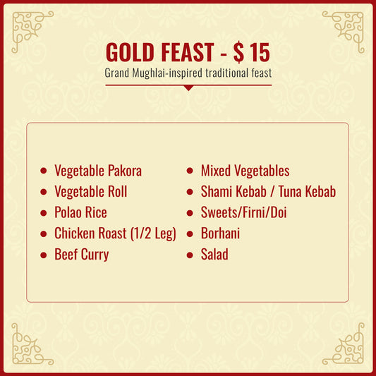 Gold Feast Platter